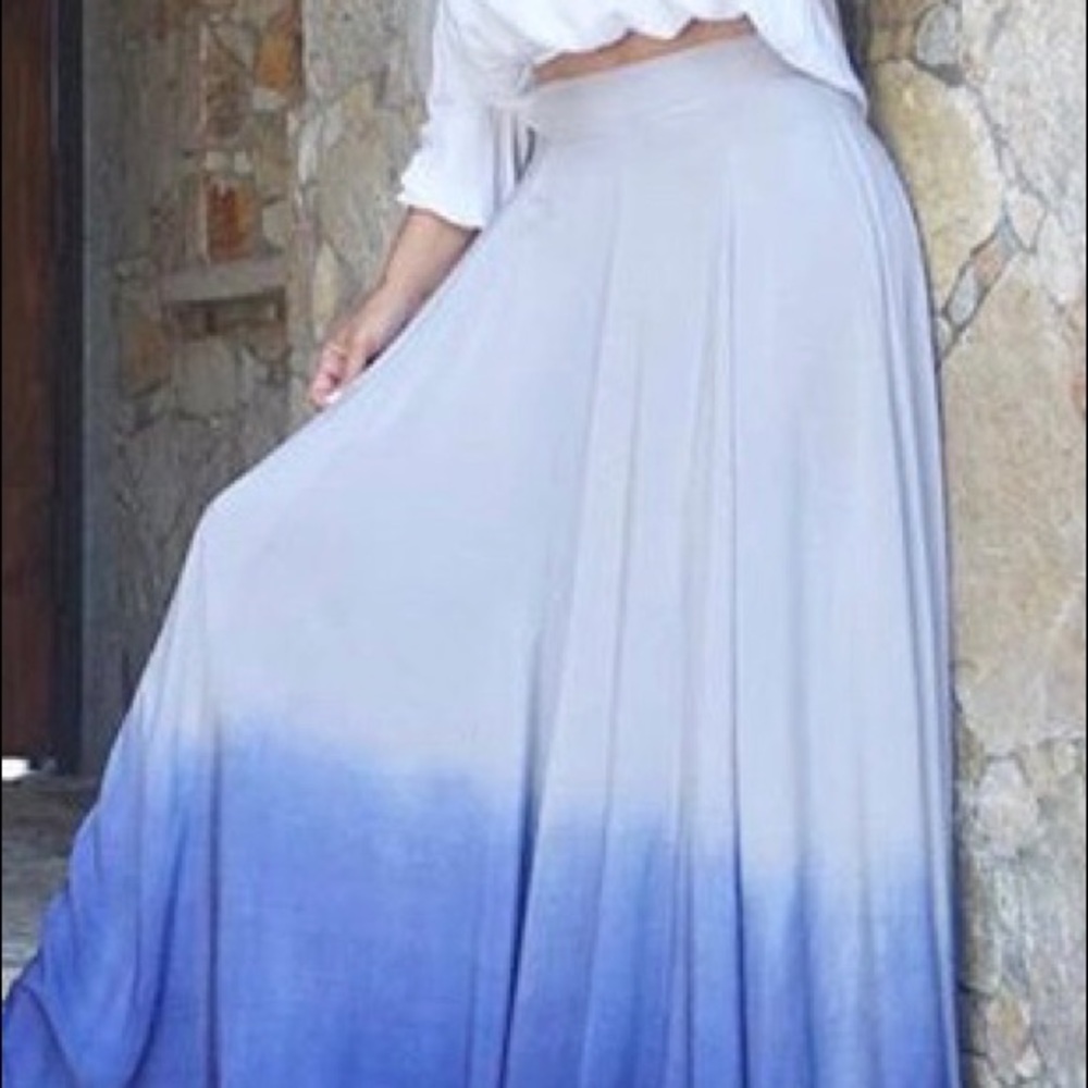 Ombré Maxi Skirt